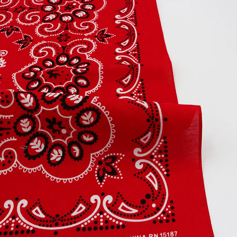 Cotton Red Bandana - Cowboy Outpost