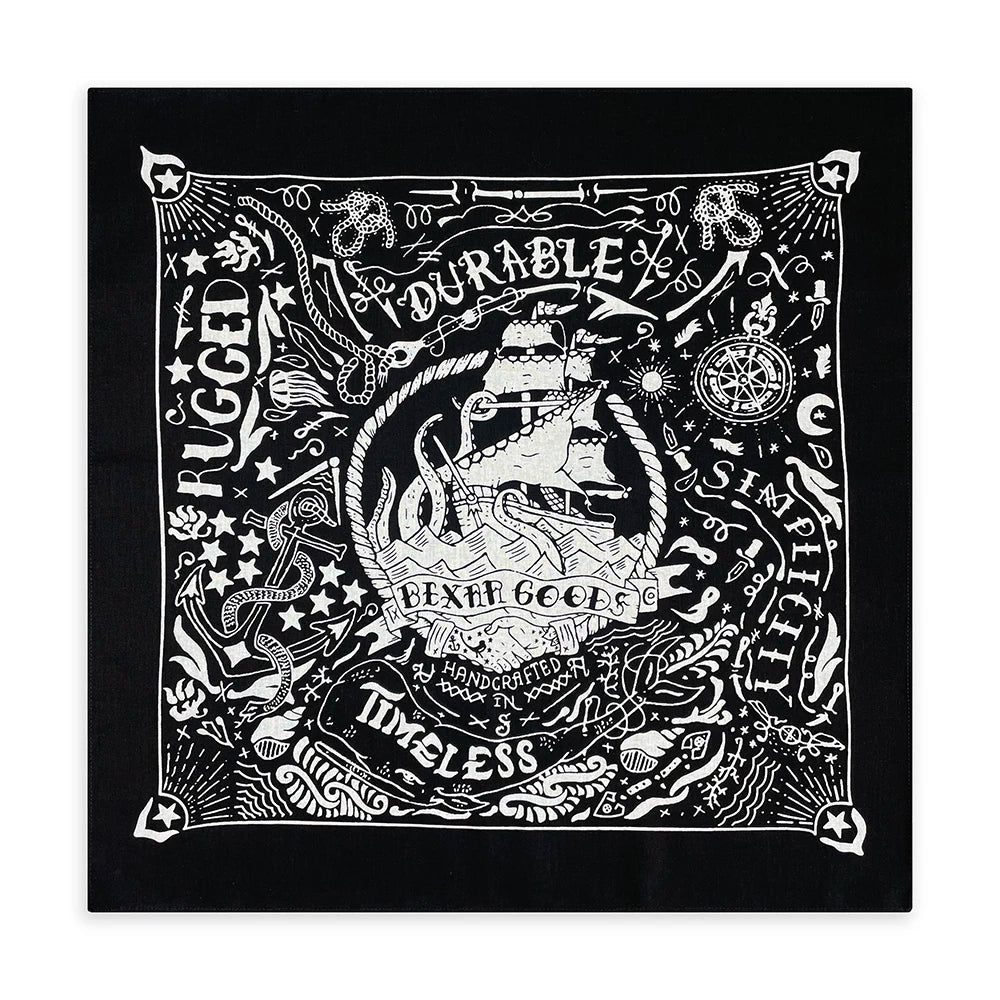 Cotton Nautical Bandana - Cowboy Outpost