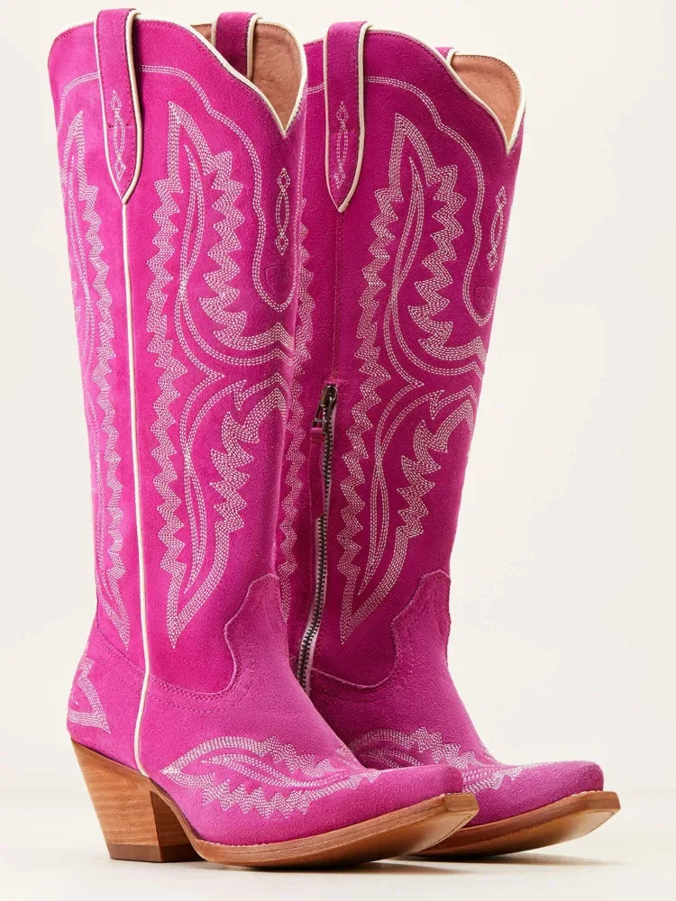 Autumn Cowboy Boots - Red - Cowboy Outpost