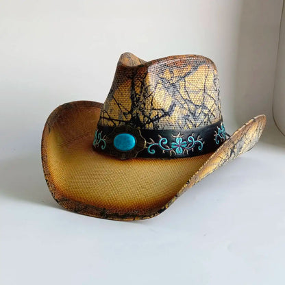 Straw Decal Cowboy Hat - 9 - Cowboy Outpost