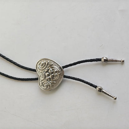 Leather Natural Bolo Tie - Cowboy Outpost