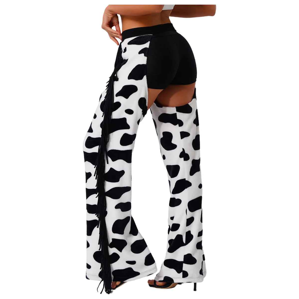 Tassel Chaps - White - Cowboy Outpost