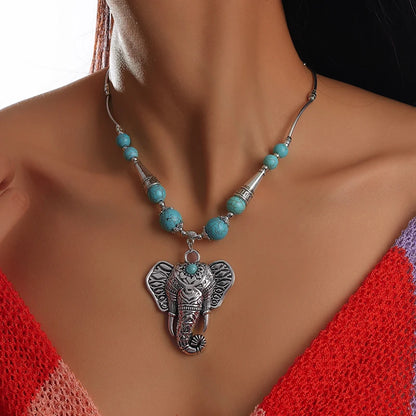 Turquoise Aihua Necklace - style 507 - Cowboy Outpost