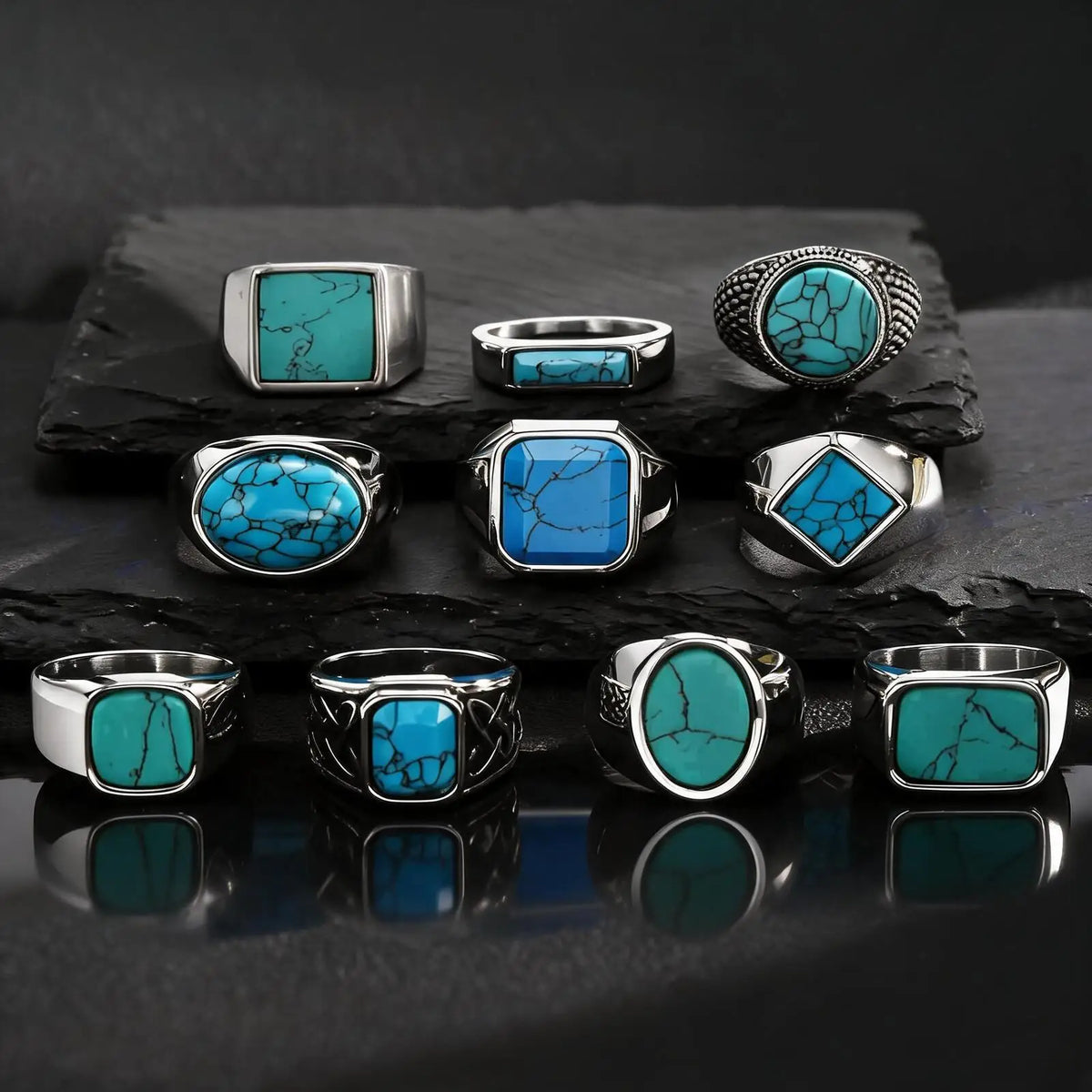 Waterproof Turquoise Ring - Cowboy Outpost