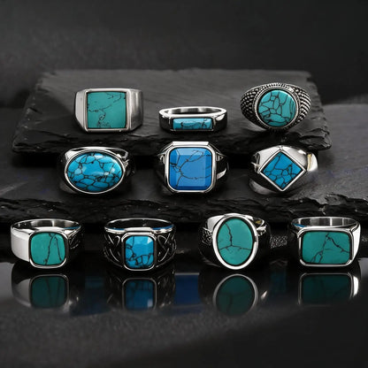 Waterproof Turquoise Ring - Cowboy Outpost