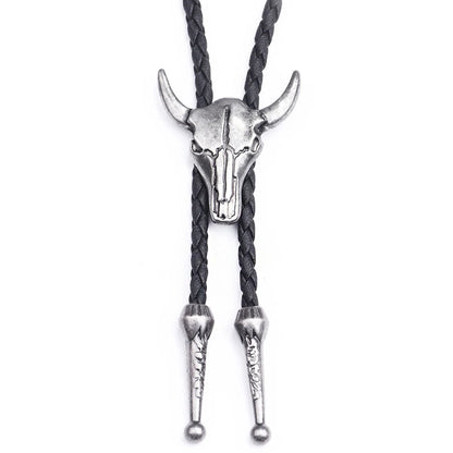 Leather Retro Bolo Tie - Cowboy Outpost