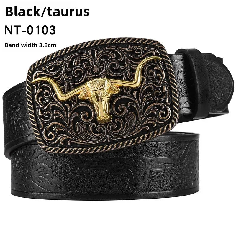 Leather Letter Belt - Cowboy Outpost