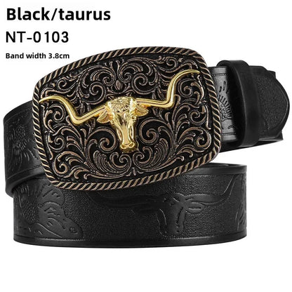 Leather Letter Belt - Cowboy Outpost