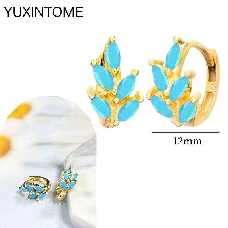Turquoise Silver Earrings - Cowboy Outpost