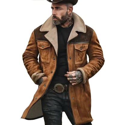 Men's Suede Jacket - Style 8 - Cowboy Outpost