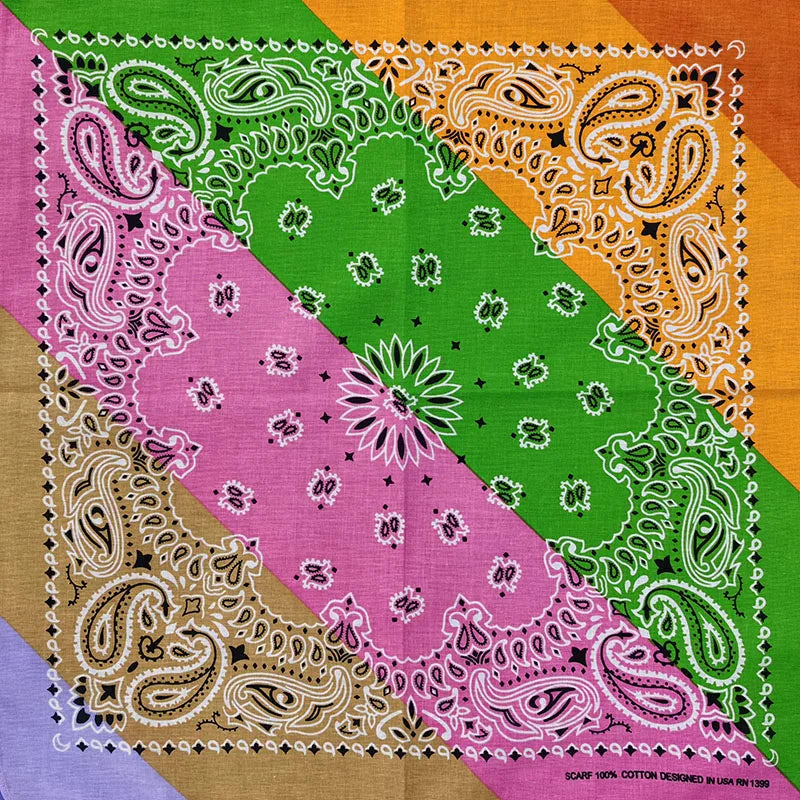 Gradient Cotton Scarf Bandana - Dye Coffee - Cowboy Outpost