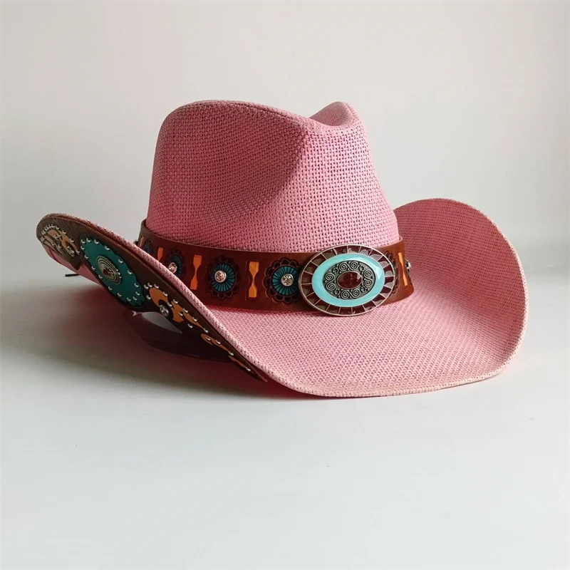 Straw Decal Cowboy Hat - 12 - Cowboy Outpost