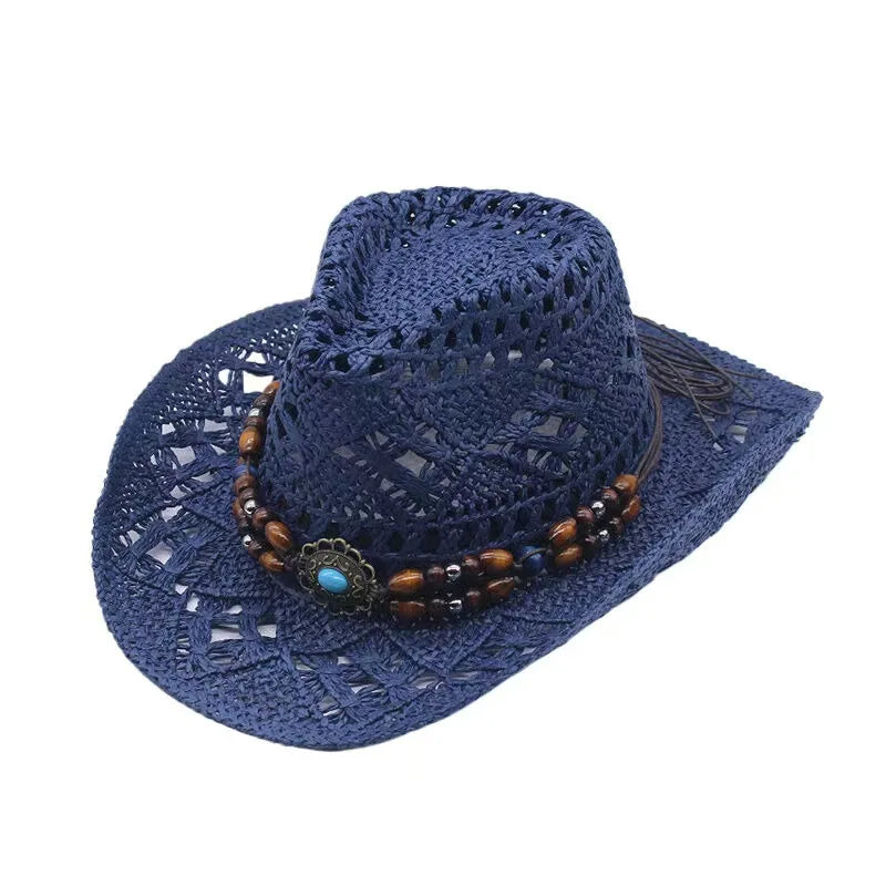 Straw Beach Cowboy Hat - C1 - Cowboy Outpost