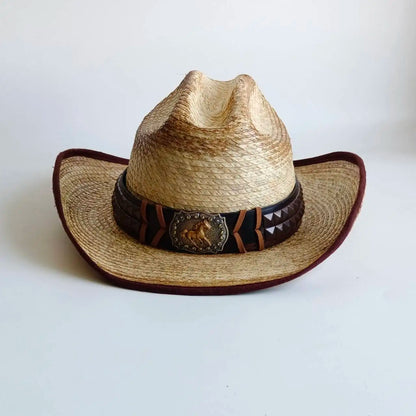 Straw Decal Cowboy Hat - 4 - Cowboy Outpost