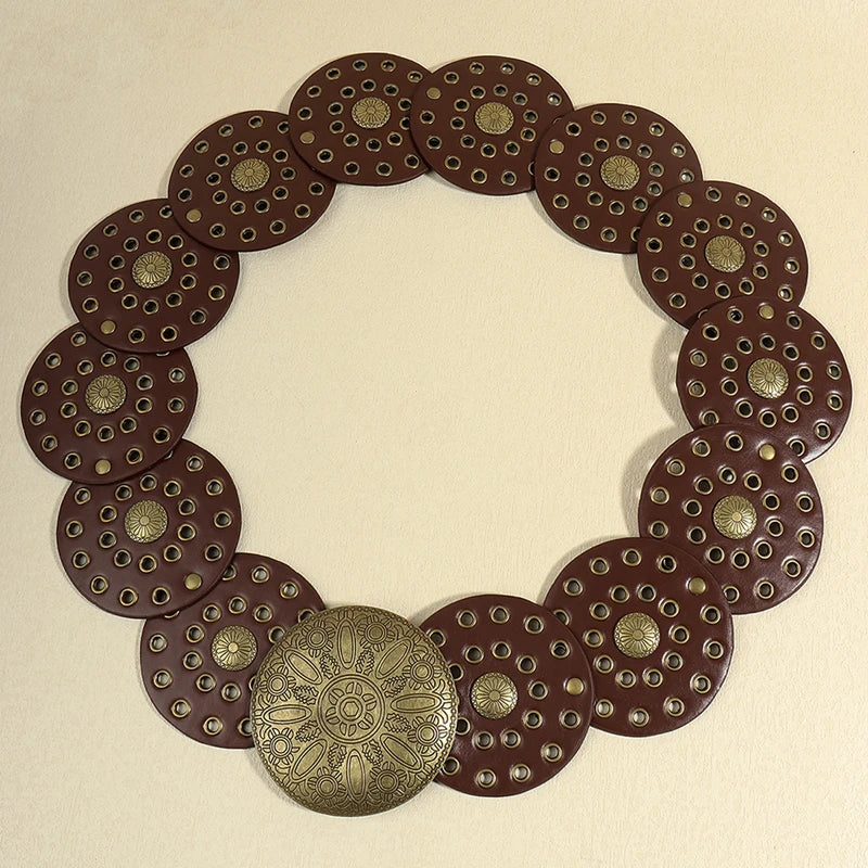 Denim Hollowed Belt - Cowboy Outpost