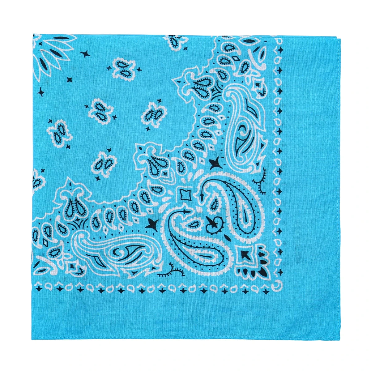 Square Cotton Paisley Bandana - fense - Cowboy Outpost