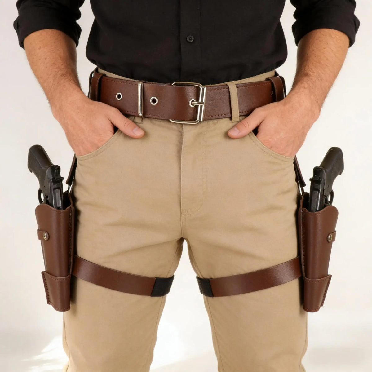 Cowboy Thigh Holster - Style 1 - Cowboy Outpost