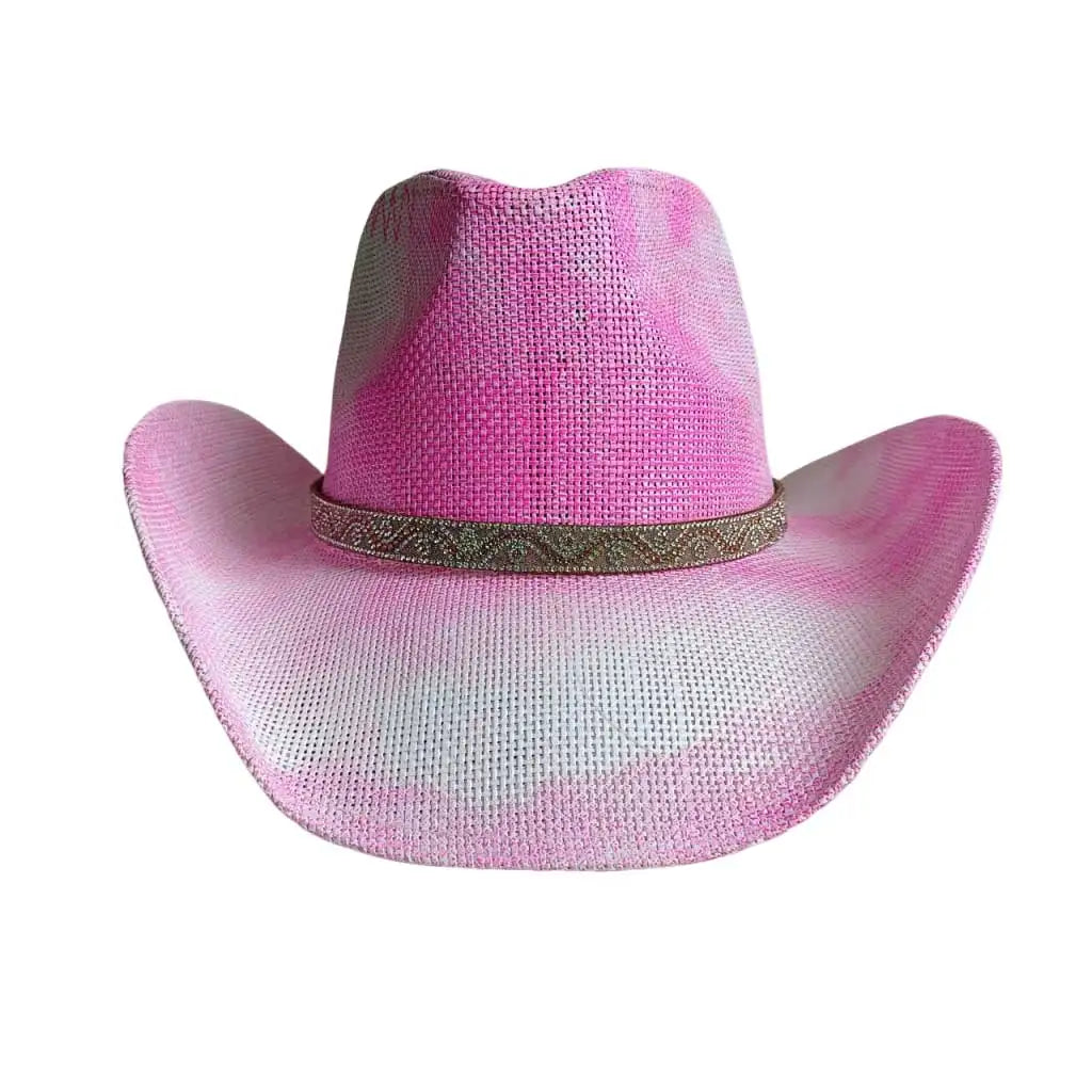 Straw Retro Cowboy Hat - 15 - Cowboy Outpost