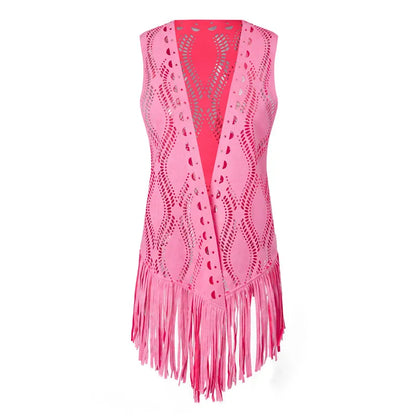 Suede Hollow Vests - A - Cowboy Outpost