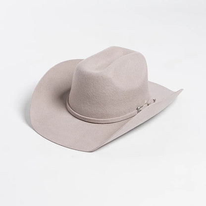 Felt Wide Brim Cowboy Hat - Lilac - Cowboy Outpost
