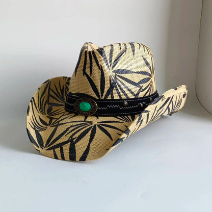 Straw Decal Cowboy Hat - Cowboy Outpost