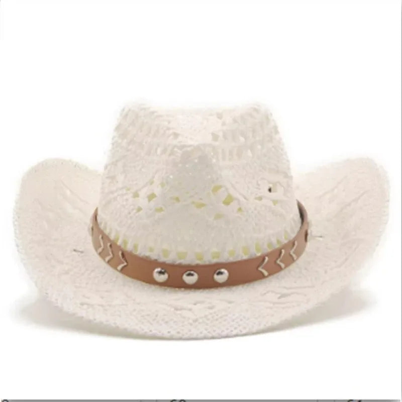 Straw Beach Cowboy Hat - B1 - Cowboy Outpost