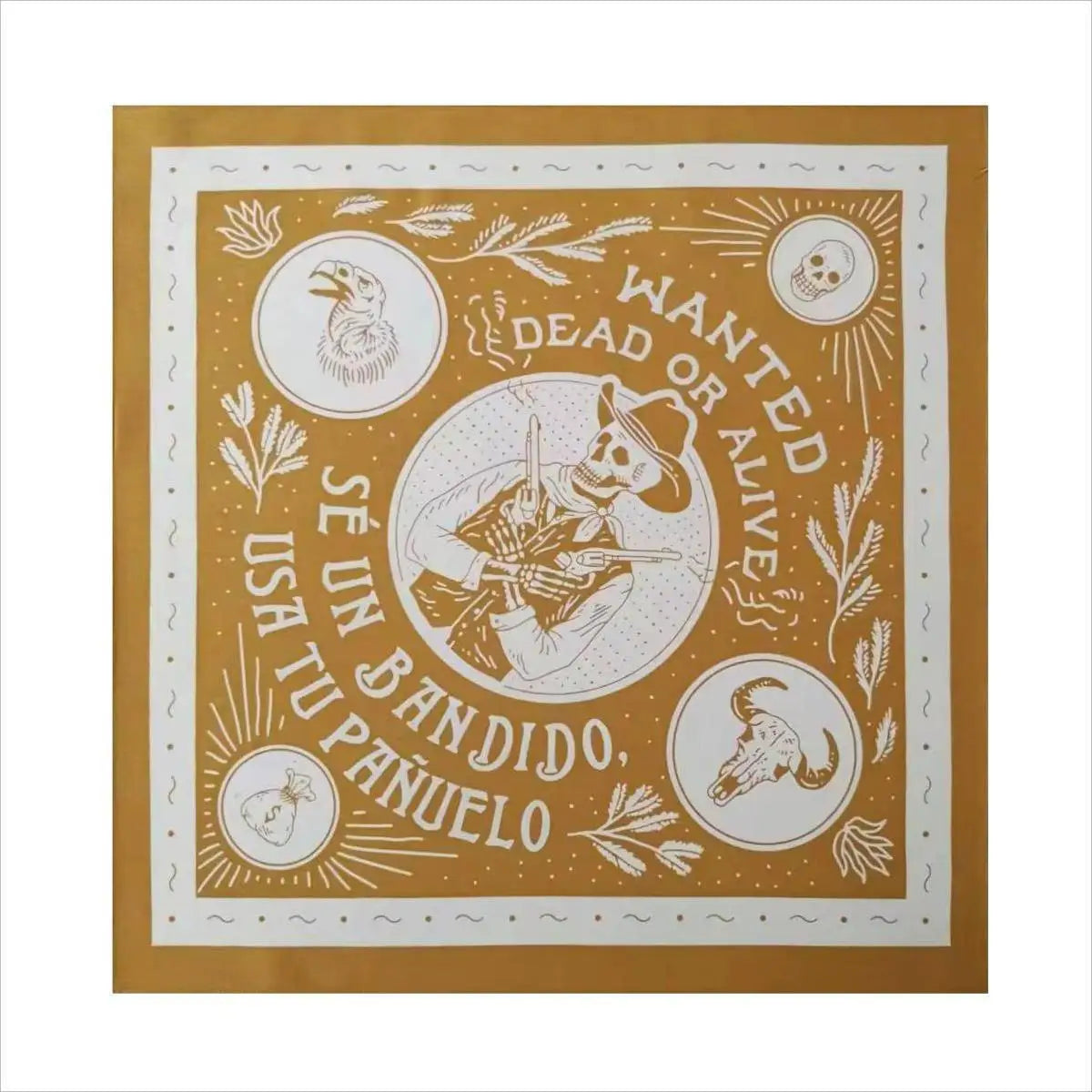 Scarf Cotton Square Bandana - 8 - Cowboy Outpost