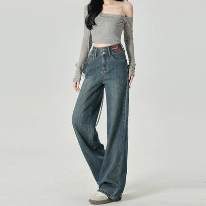 Wide-Leg High-Waist Jeans - Cowboy Outpost