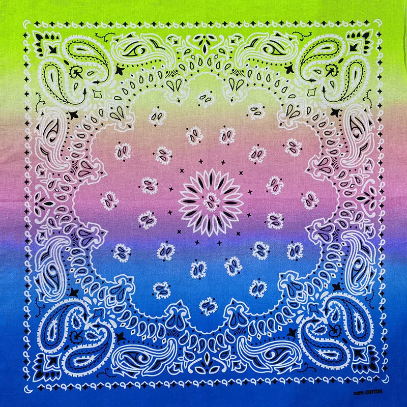 Gradient Cotton Scarf Bandana - Dye 4 - Cowboy Outpost