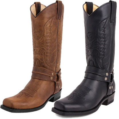 Handmade Cowboy Boots - yellow brown - Cowboy Outpost