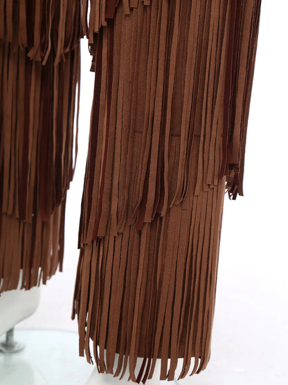 Suede Faux Chaps - Black - Cowboy Outpost