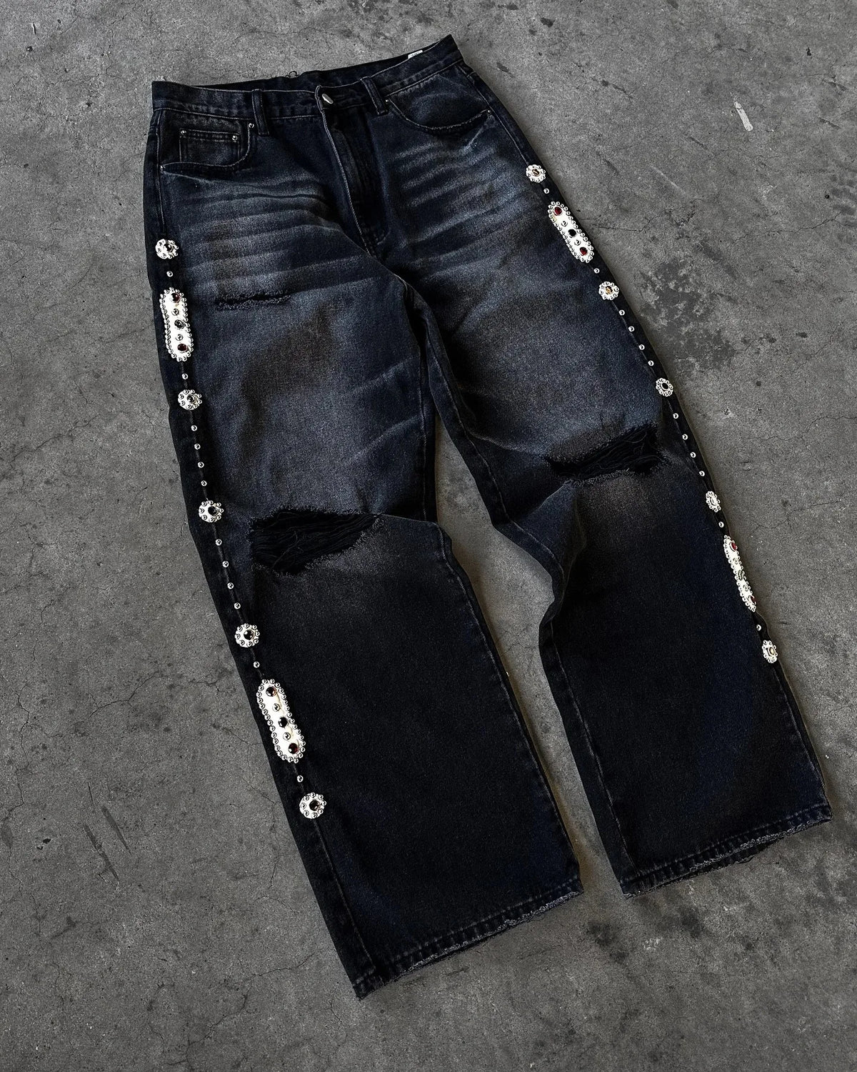 Embroidered Flare Jeans - 4 - Cowboy Outpost