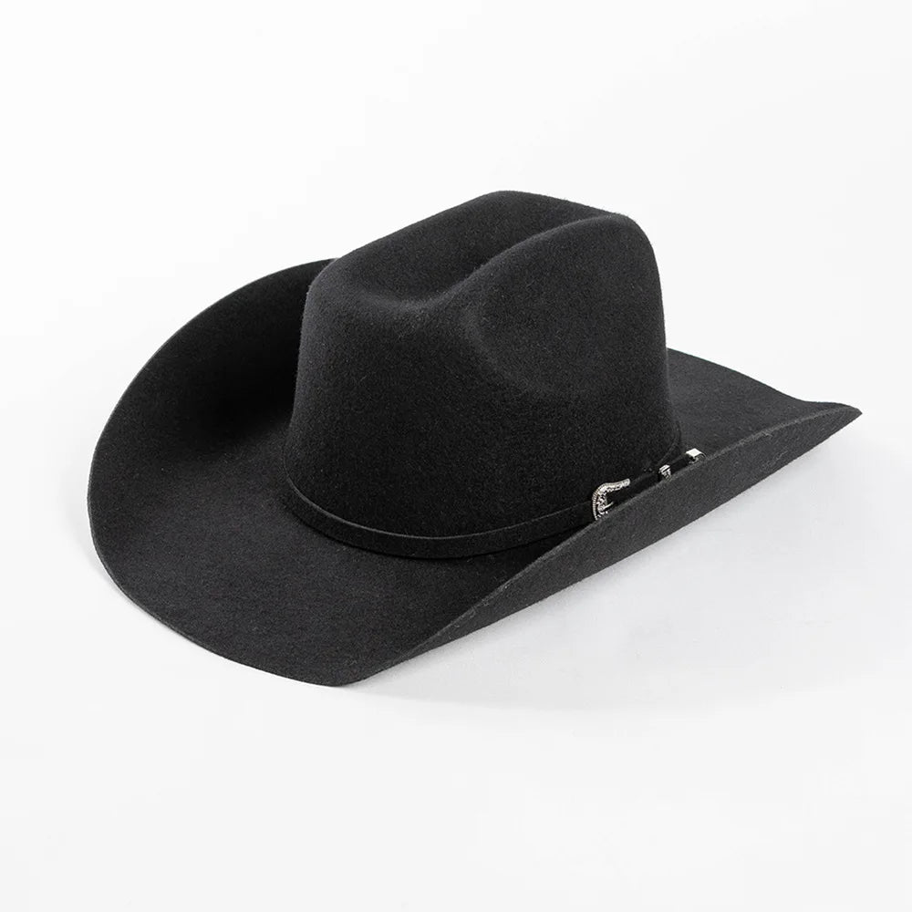 Felt Wide Brim Cowboy Hat - Pink - Cowboy Outpost