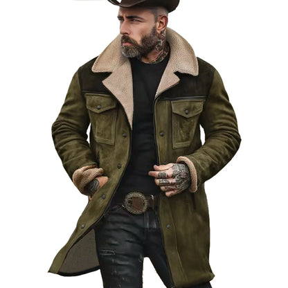 Men's Suede Jacket - Style 8 - Cowboy Outpost