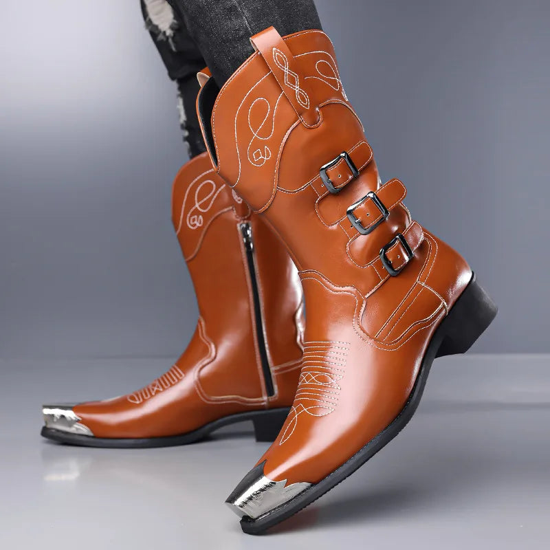Large Cowboy Boots - black - Cowboy Outpost