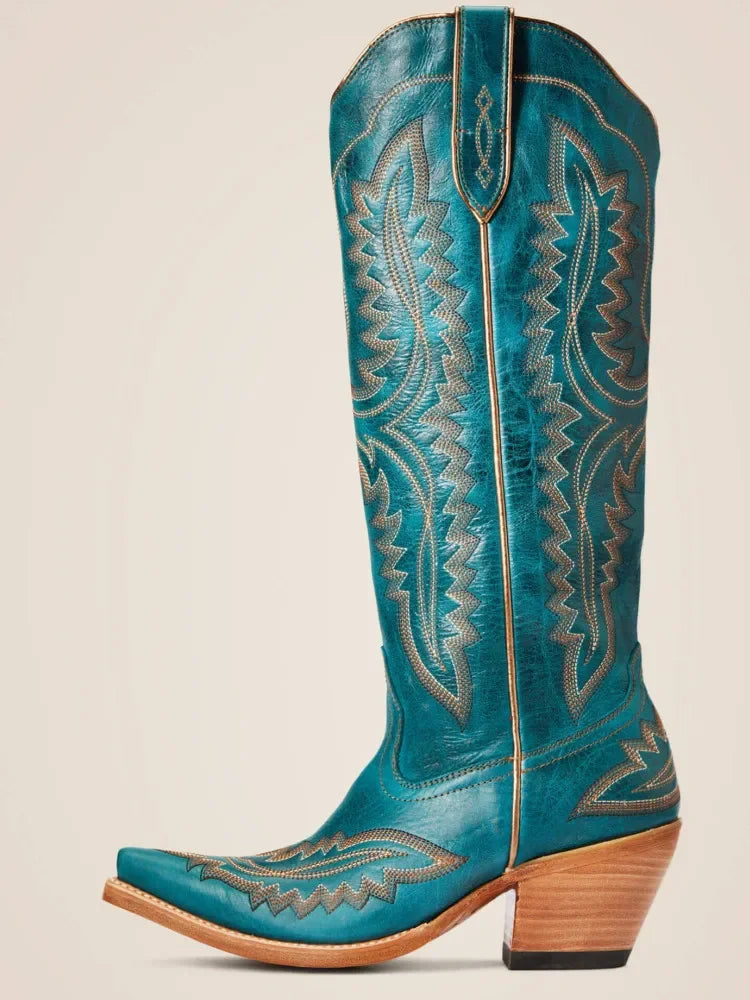Autumn Cowboy Boots - Dark brown - Cowboy Outpost