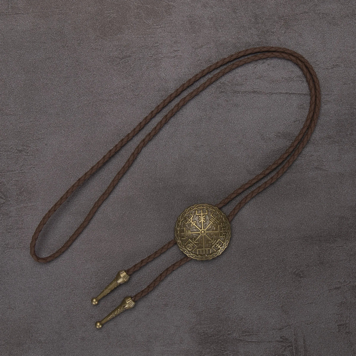Leather Rechicgu Bolo Tie - 11 - Cowboy Outpost