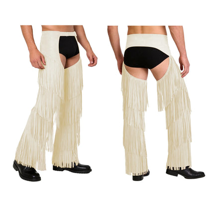 Suede Faux Chaps - Brown - Cowboy Outpost