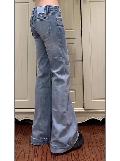 Bootcut Flare Jeans - Blue - Cowboy Outpost