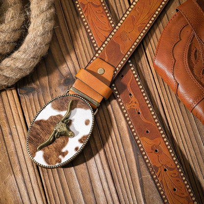Metal Belt - Black gold - grey silver - Cowboy Outpost