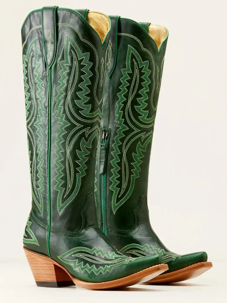 Autumn Cowboy Boots - Pink - Cowboy Outpost