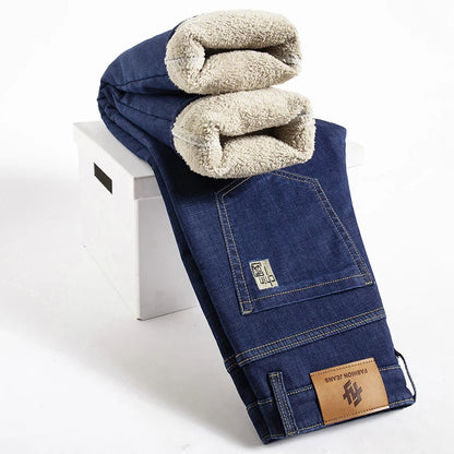 Fleece-Lined Winter Jeans - Style A - Cowboy Outpost