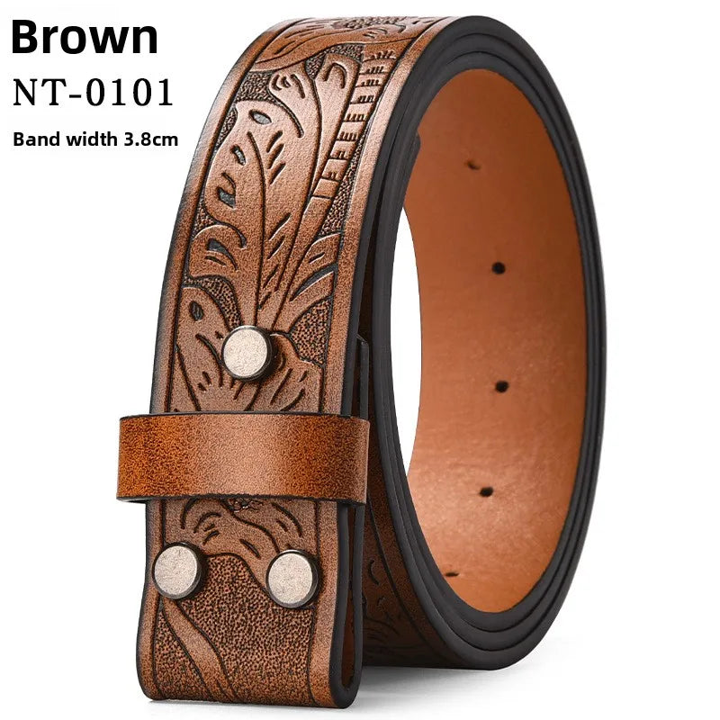 Leather Letter Belt - Cowboy Outpost