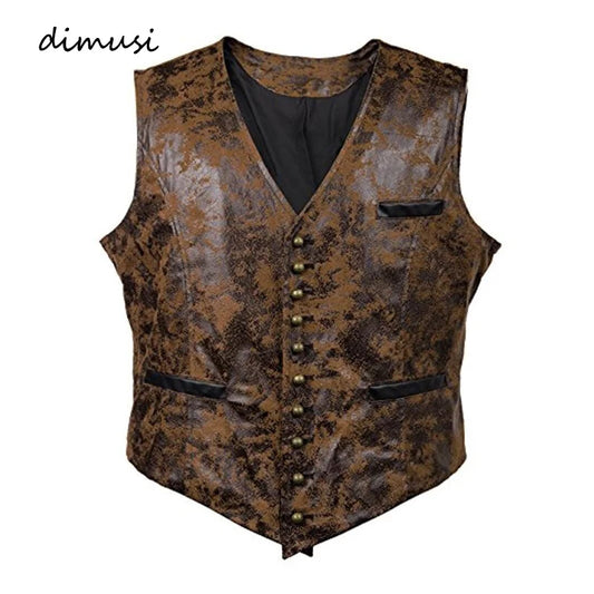Suede Vintage Vests - Brown - Cowboy Outpost