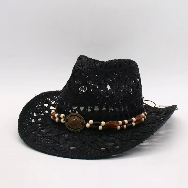 Straw Beach Cowboy Hat - E3 - Cowboy Outpost