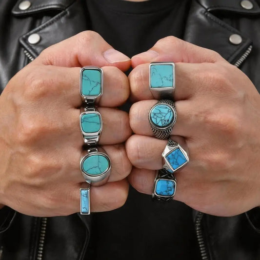 Waterproof Turquoise Ring - Cowboy Outpost