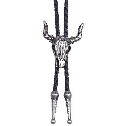 Leather Retro Bolo Tie - Cowboy Outpost