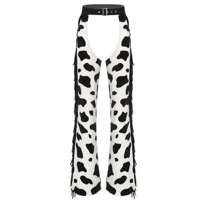 Tassel Chaps - Black - Cowboy Outpost