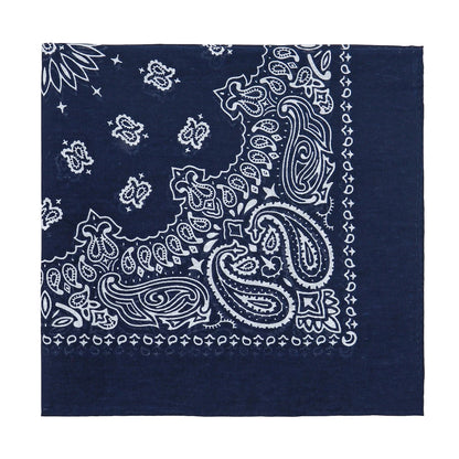 Square Cotton Paisley Bandana - qianlan - Cowboy Outpost