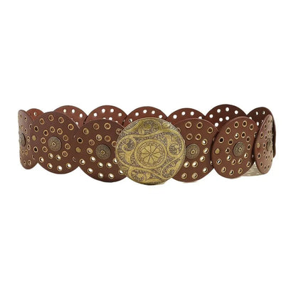 Western Disc Belt - Silver - Cowboy Outpost